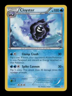 CLOYSTER UNCOMMON 20/83 NM POKEMON - Image 1