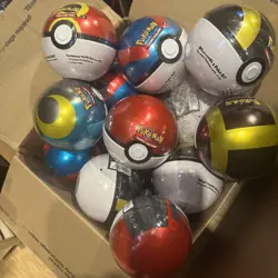 1X Pokemon TCG Ball Tin - random G25/D25/E25 Sealed 3 Booster Packs - Image 3