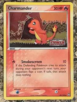 Pokemon EX Power Keepers Common Card-Charmander 48/108 Holo Stamped LP/MP - Image 1