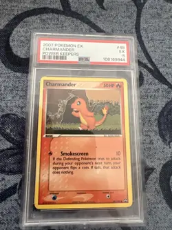 Charmander 48/108 Common EX Power Keepers Pokemon Card PSA 5 - Image 1