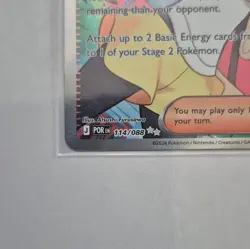 Nintendo Pokemon TCG Rosa's Encouragement 114/088 POK EN Full Art Holo English - Image 2
