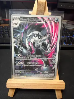 Pokemon TCG Galarian Obstagoon 245/217 Illustration Rare – Ascended Heroes – NM - Image 1
