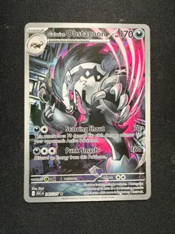 Pokemon TCG Galarian Obstagoon 245/217 Illustration Rare – Ascended Heroes – NM - Image 2
