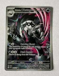 Pokemon TCG Galarian Obstagoon - Ascended Heroes - Illustration Rare 245/217 NM - Image 1