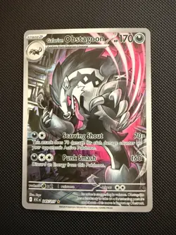 Pokemon TCG Galarian Obstagoon 245/217 Ascended Heroes Illustration Rare NM - Image 1