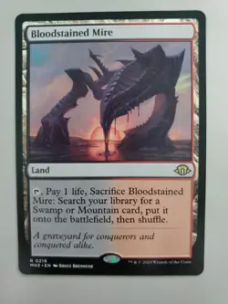 MTG Bloodstained Mire Modern Horizons 3 0216 Regular Rare - Image 1