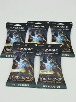MTG The Lord of the Rings: Tales of Middle-Earth Sleeved Set Booster Pack - New - Image 1