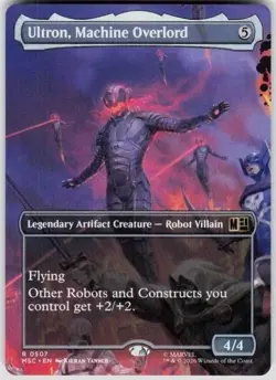 Ultron, Machine Overlord (Borderless) #507 NM Commander: Marvel Super Heroes - Image 1