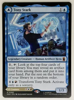 Wizards MTG Marvel MSH 0080 Tony Stark The Invincible Iron Man Transform - Image 1