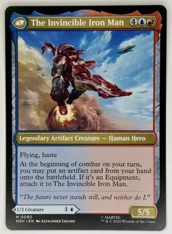 Wizards MTG Marvel MSH 0080 Tony Stark The Invincible Iron Man Transform - Image 2