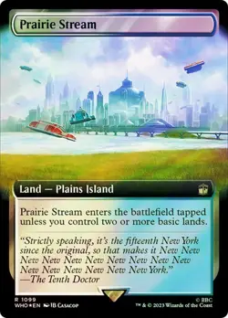 Prairie Stream Foil Extended Art Doctor Who Commander NM MTG - Image 1