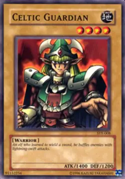 Celtic Guardian - SYE-008 - Common - 1st Edition NM Yugioh Starter Deck Cards - Image 1