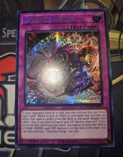 Yugioh Dominus Purge MP25-EN095 Prismatic Secret Rare 1st Edition NM - Image 1