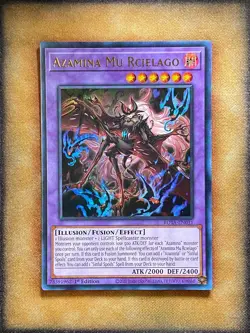 Yugioh Azamina Mu Rcielago ROTA-EN031 Ultra Rare 1st Ed NM - Image 1
