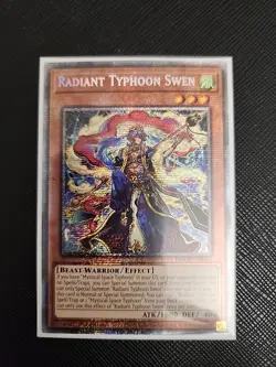 Yugioh Radiant Typhoon Swen DOOD-EN014 Starlight Rare 1st Edition Near Mint - Image 1