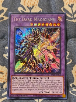 The Dark Magicians - Secret Rare - First Edition Mint Ra04 -Yugioh - Image 1