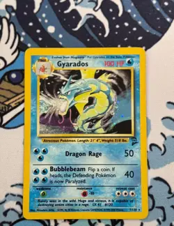 Pokemon Gyarados Holo Card 7/130 - Image 1