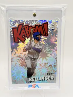 2021 Panini Absolute - Kaboom! Cody Bellinger #K8 PSA Case Hit - Image 1