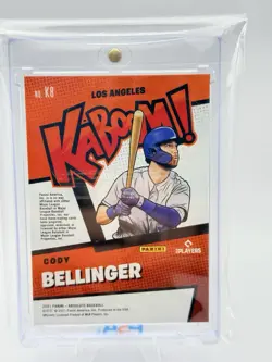 2021 Panini Absolute - Kaboom! Cody Bellinger #K8 PSA Case Hit - Image 2