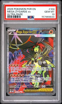 Mega Zygarde ex 104/088 Ultra Rare Full Art - Perfect Order - PSA 10 GEM MINT - Image 1