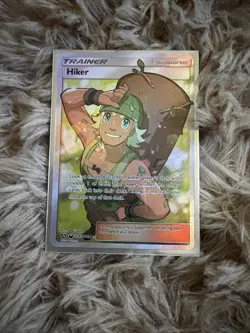 Hiker SV85/SV94 Hidden Fates Shiny Vault NM Full Art Pokemon Card - Image 1