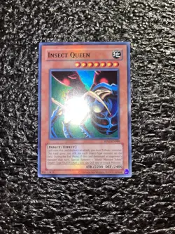 Yugioh! Insect Queen RP02-EN088 Super Rare 2020 Reprint Near Mint - Image 1