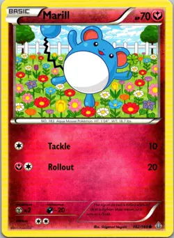 NM - Marill #102/160 | Common | XY - Primal Clash - Image 1