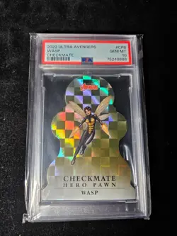 2022 Fleer Ultra Avengers Checkmate White Pawn The Wasp #CP-8 PSA 10 Pop 2 - Image 1