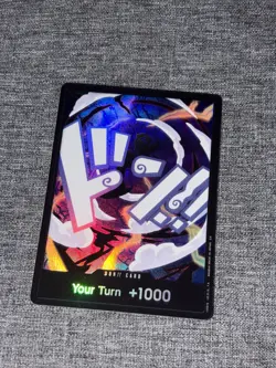 Bandai One Piece Card Game Don!! Foil Finish Gear 5 Luffy - Image 1
