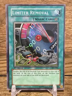 Yugioh Limiter Removal PSV-064 1st Edition Super Rare Pharaoh's Servant - Image 1