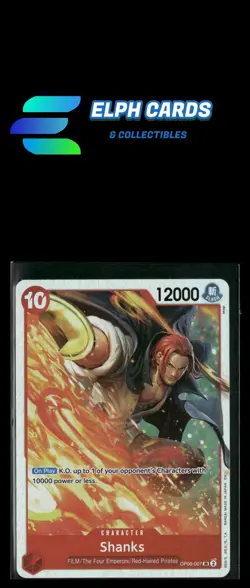 One Piece The Best Vol. 2 #OP06-007 Shanks Foil - Image 1
