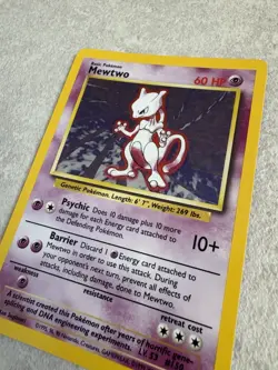 Mewtwo 10/102 Base Set Unlimited Holo Rare - Pokemon TCG - LP - Image 2