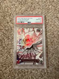 2025 One Piece Divine Departure Alt Art #OP10-019 PSA 10 GEM MINT - Image 1