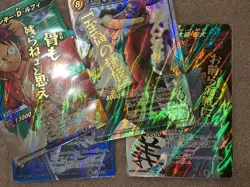 Miracle Battle Carddass ONE PIECE Luffy, Ace Omega Card Lot Collectible 13+ - Image 2