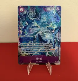 Bandai One Piece Card Game Enel OP15-060 OP-05 SR Foil Character English - Image 1