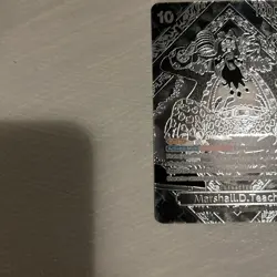 2025 One Piece OP12 EN Marshall D Teach 3rd Anniversary Silver #093 - Image 3