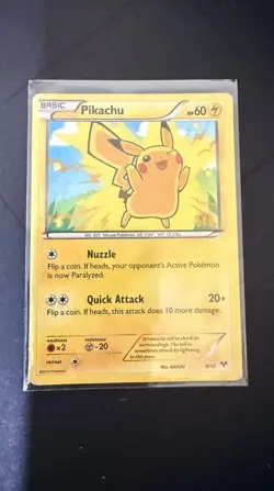 Pikachu 5/12 Holo Promo McDonald's Collection 2014 Pokemon TCG Card - Image 1