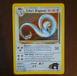 Erika's Dragonair 4/132 Gym Heroes Holo Rare Unlimited 80 HP English 2000 - Image 1