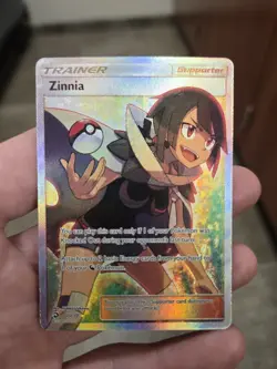 Pokemon Company Pokemon TCG Zinnia 70/70 Dragon Majesty Ultra Rare Holo Full Art - Image 1