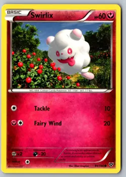 Pokemon: Swirlix Common XY Base Set 94/146 LP+/NM - Image 1