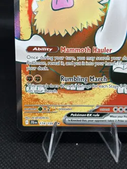 Mamoswine ex 174/159 Journey Together Ultra Rare Full Art Holo - Image 5