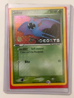 The Pokemon Company Pokemon TCG Zubat 83/107 Deoxys Reverse Holo 50 HP Basic - Image 1