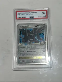 Pokemon TCG Dialga G LV.X Ultra Rare Holo Card 122/127 Platinum - Image 1