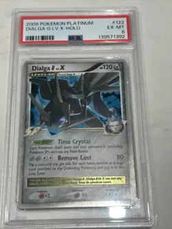 Pokemon TCG Dialga G LV.X Ultra Rare Holo Card 122/127 Platinum - Image 5