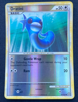 Dratini 62/102 Triumphant Reverse Holo Rare Pokemon (LP) - Image 1