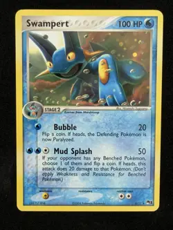 Swampert 5/17 Holo Rare POP Series 1 Pokemon Card - Image 1