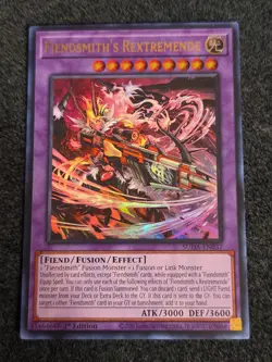 Yugioh Fiendsmith's Rextremende SUDA-EN037 Ultra Rare 1st Ed Near Mint - Image 1