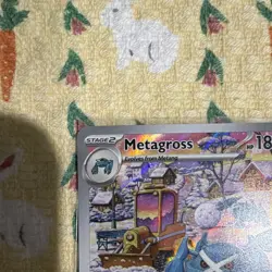 Nintendo Metagross 178/162 Temporal Forces Stage 2 illustration Rare EN - Image 2