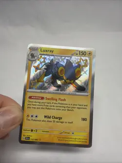 Pokemon TCG Luxray Scarlet & Violet Paldean Fates Holo Rare Card 137/091 NM - Image 2