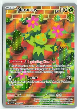 Maractus 160/159 Illustration Rare Journey Together Pokemon Holo Near Mint - Image 1
